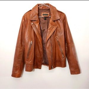 Danier Brown Leather Jacket